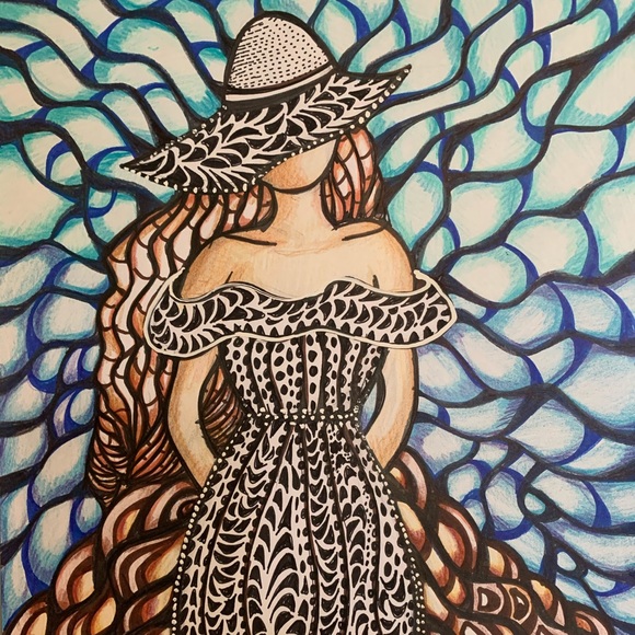 - Summer Love- 8 by 10 print of an original - Picture 1 of 2